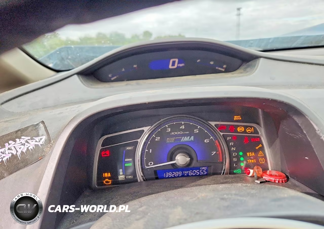 2009 Honda Civic Hybrid VIN:JHMFA362X9S003912 - 9