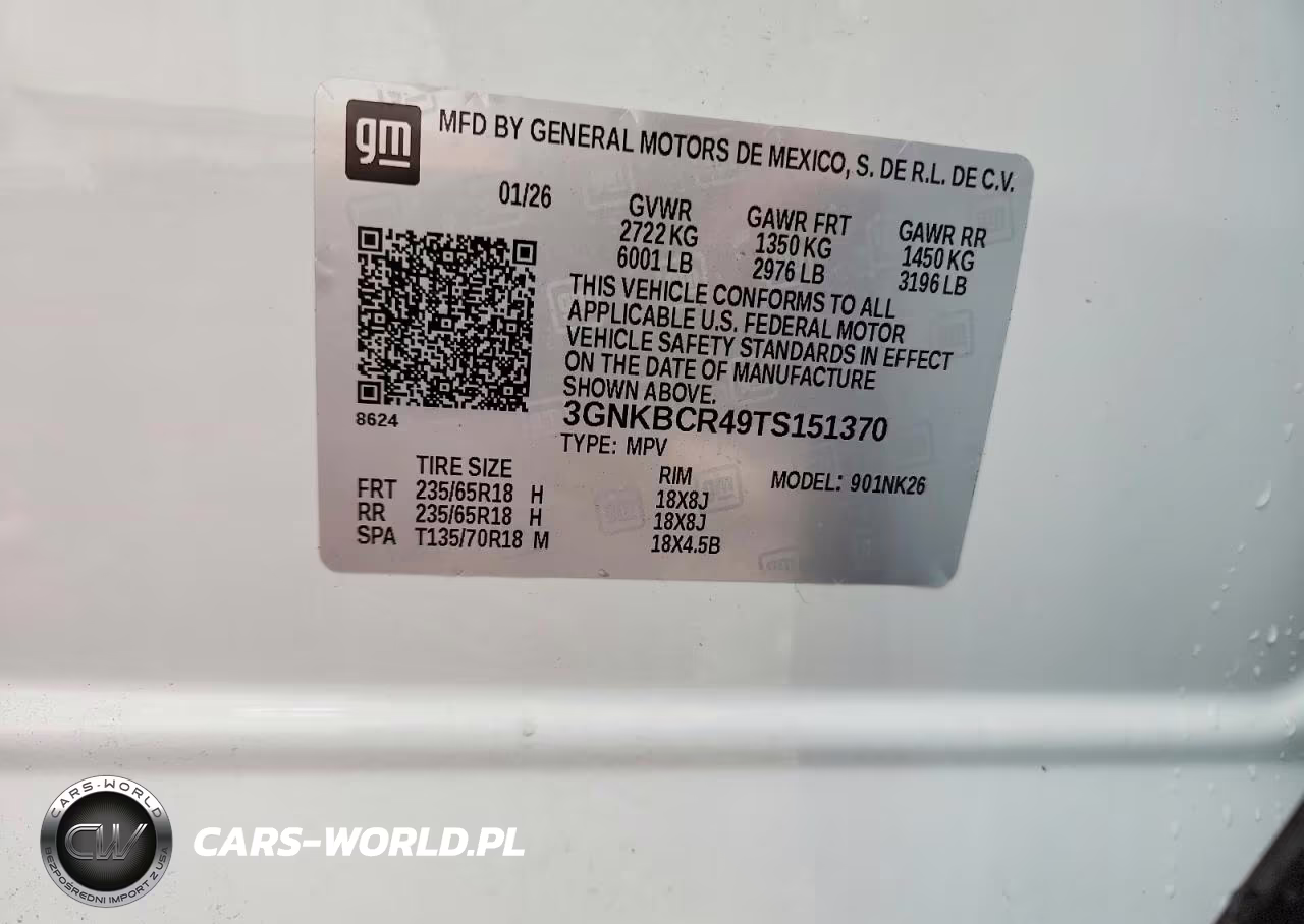 2026 Chevrolet Blazer 2Lt VIN:3GNKBCR49TS151370 - 13