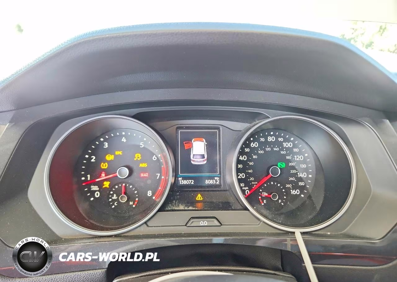 2019 Volkswagen Tiguan Se VIN:3VV2B7AX6KM101178 - 9