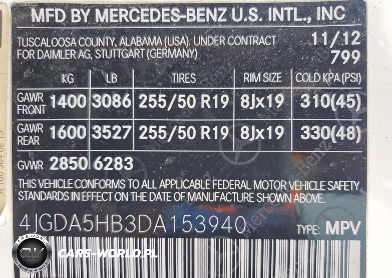 2013 Mercedes-Benz Ml 350 4Matic VIN:4JGDA5HB3DA153940 - 13