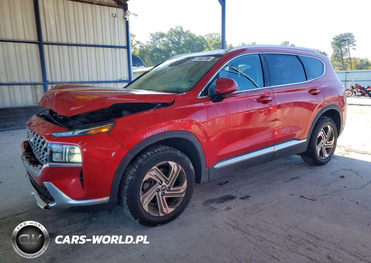 2022 Hyundai Santa Fe Sel VIN:5NMS24AJXNH406425 - 1