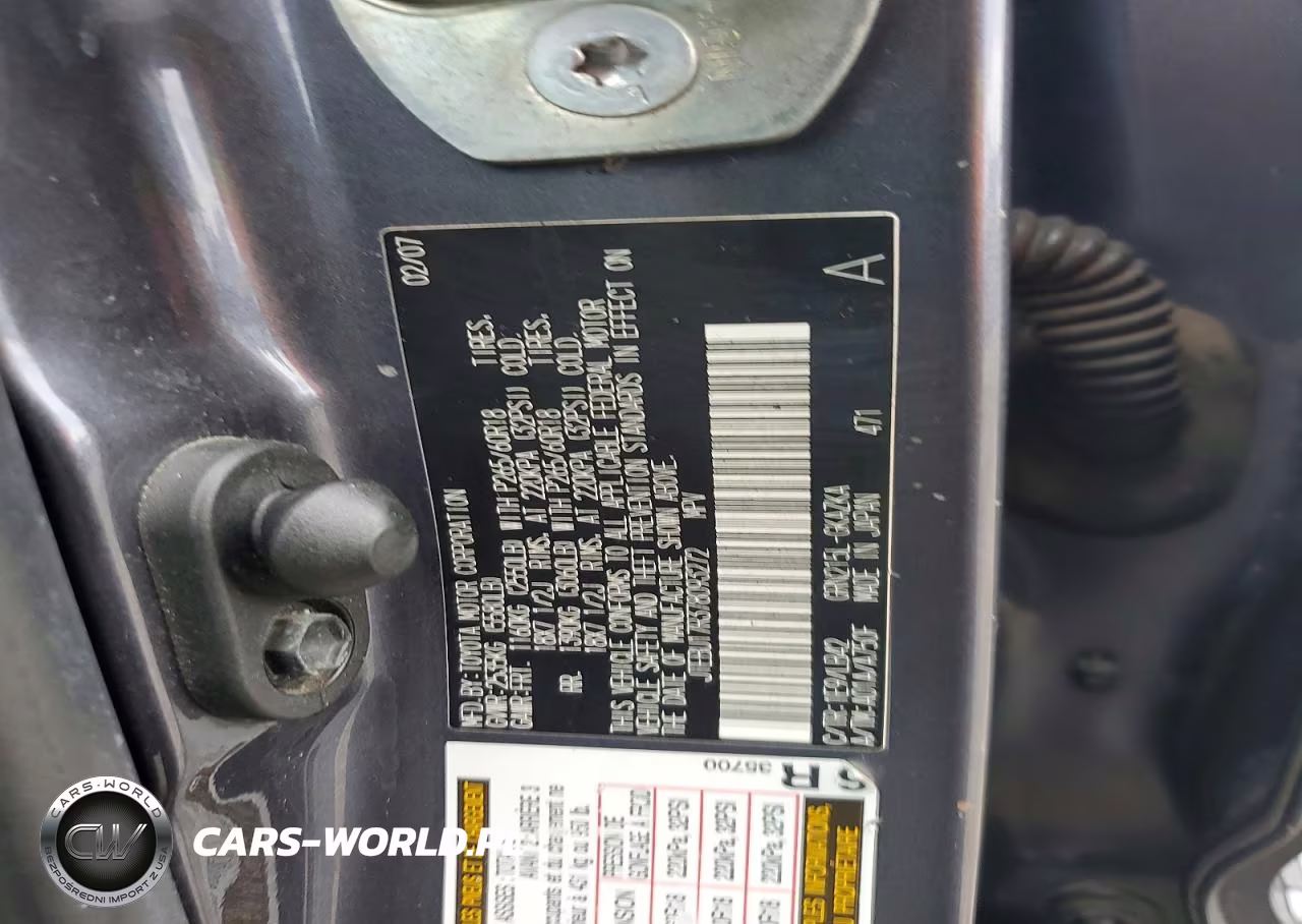 2007 Toyota 4Runner Limited VIN:JTEBU17R378093272 - 13