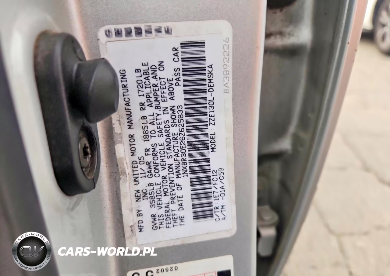 2006 Toyota Corolla S VIN:1NXBR30E26Z625833 - 12