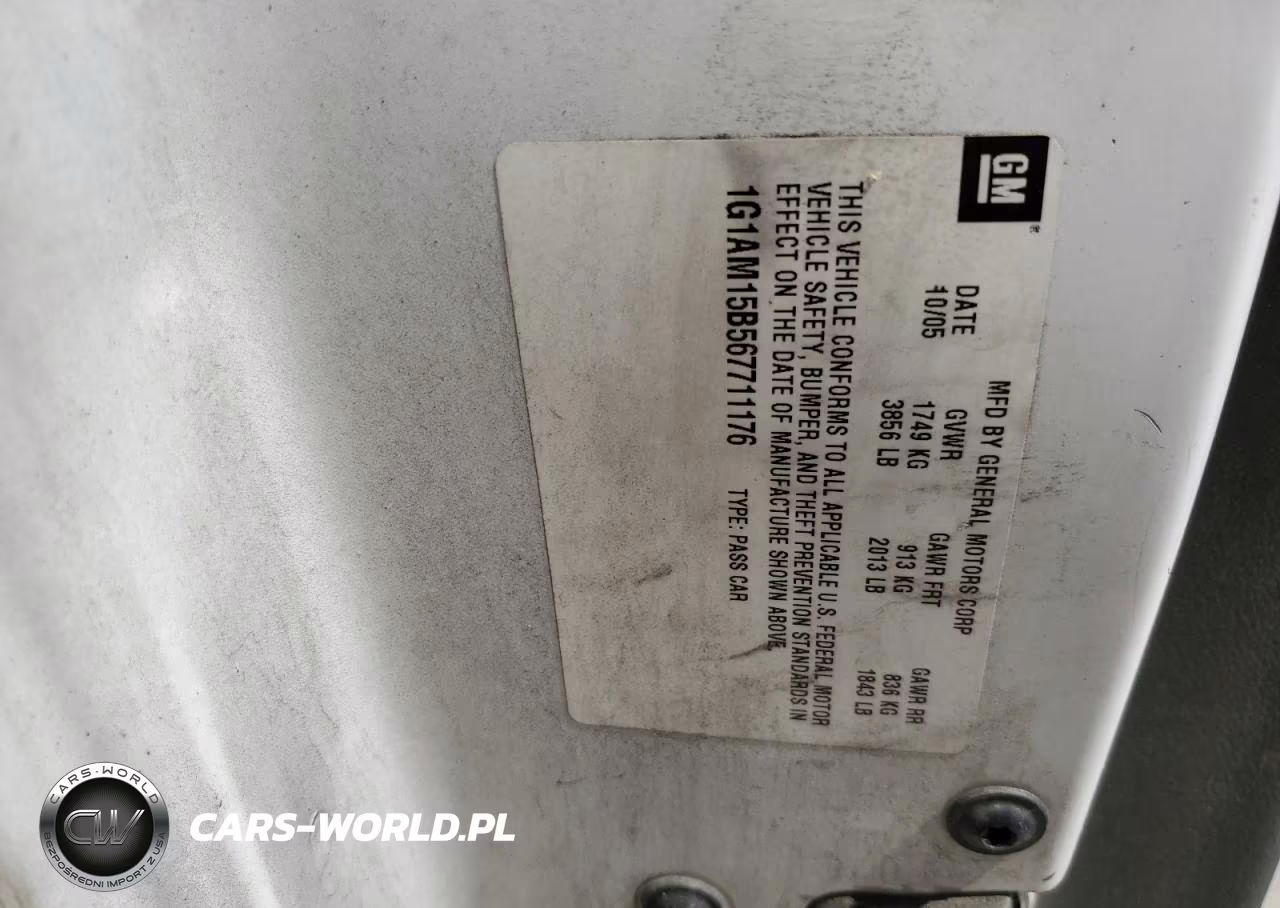 2006 Chevrolet Cobalt Ss VIN:1G1AM15B567711176 - 12