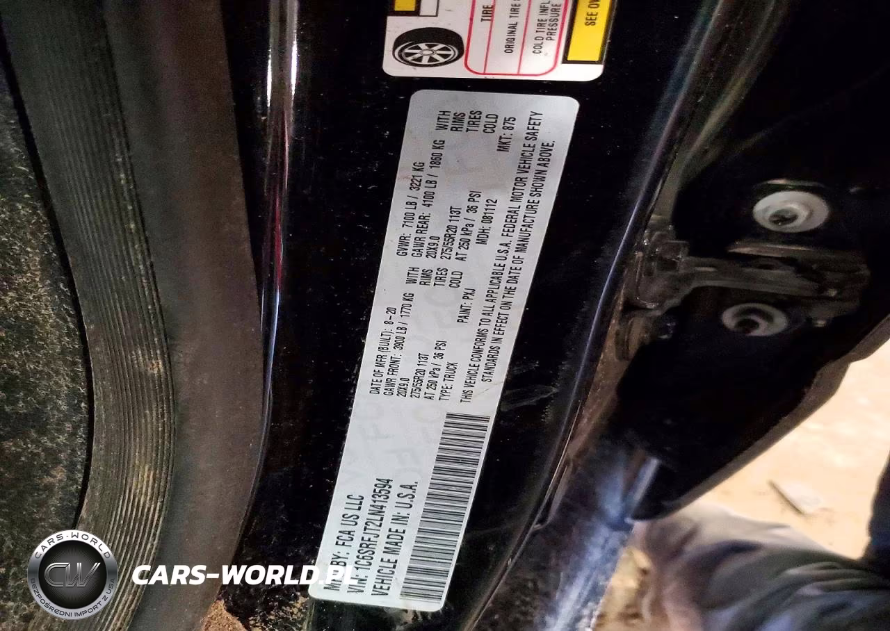 2020 Ram 1500 Laramie VIN:1C6SRFJT2LN413594 - 13
