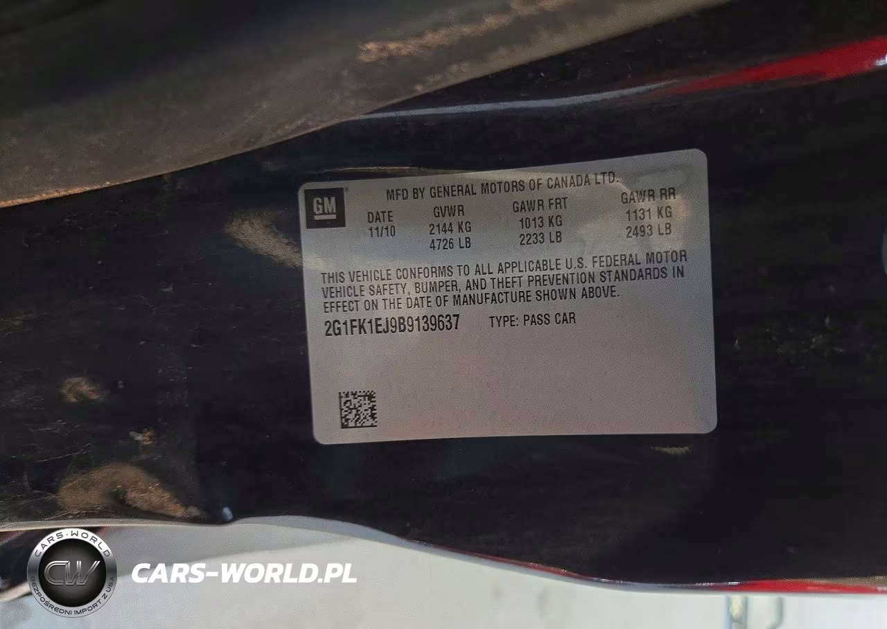 2011 Chevrolet Camaro 2Ss VIN:2G1FK1EJ9B9139637 - 12