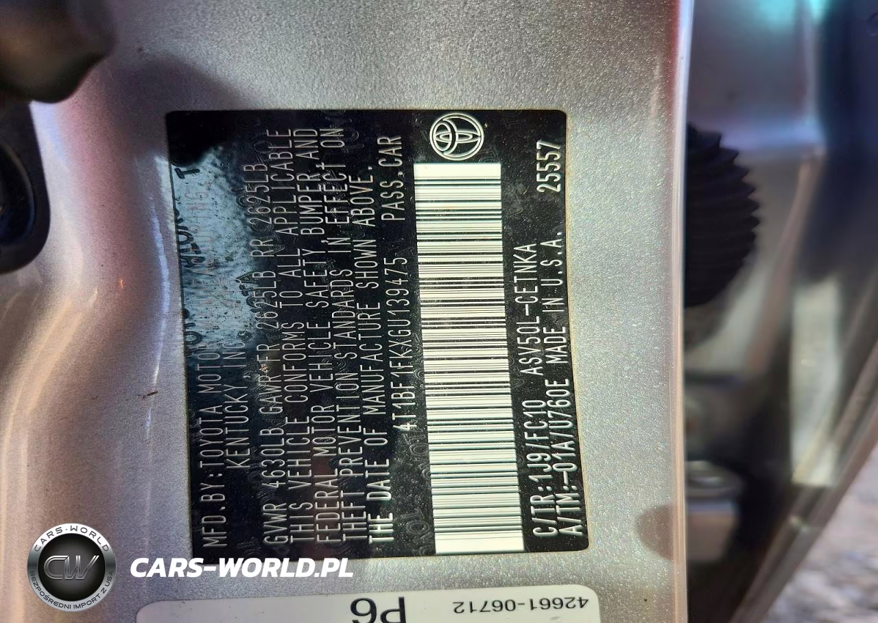 2016 Toyota Camry Le VIN:4T1BF1FKXGU139475 - 12