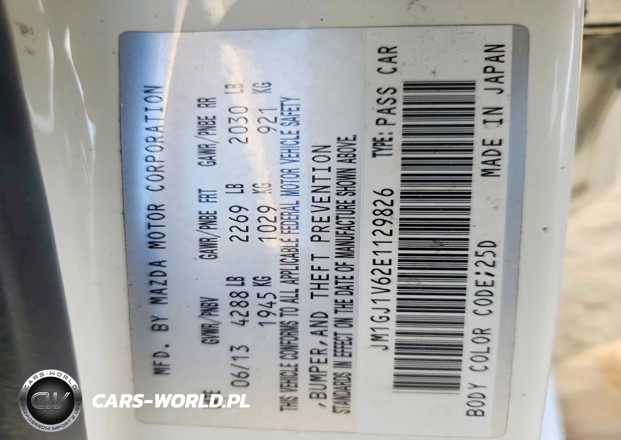 2014 Mazda 6 Touring VIN:JM1GJ1V62E1129826 - 12