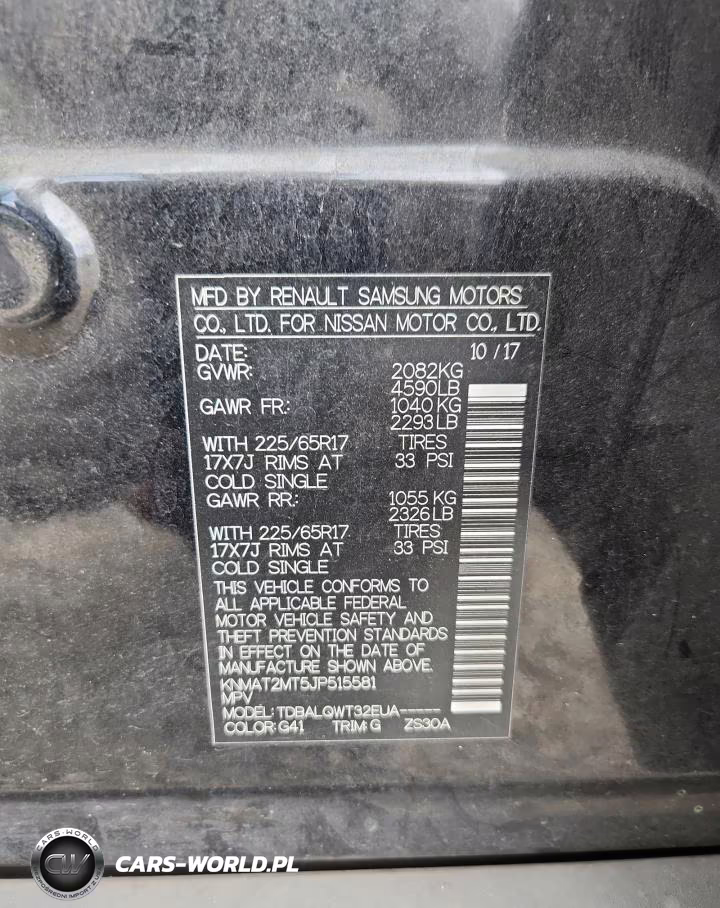 2018 Nissan Rogue Sv VIN:KNMAT2MT5JP515581 - 13