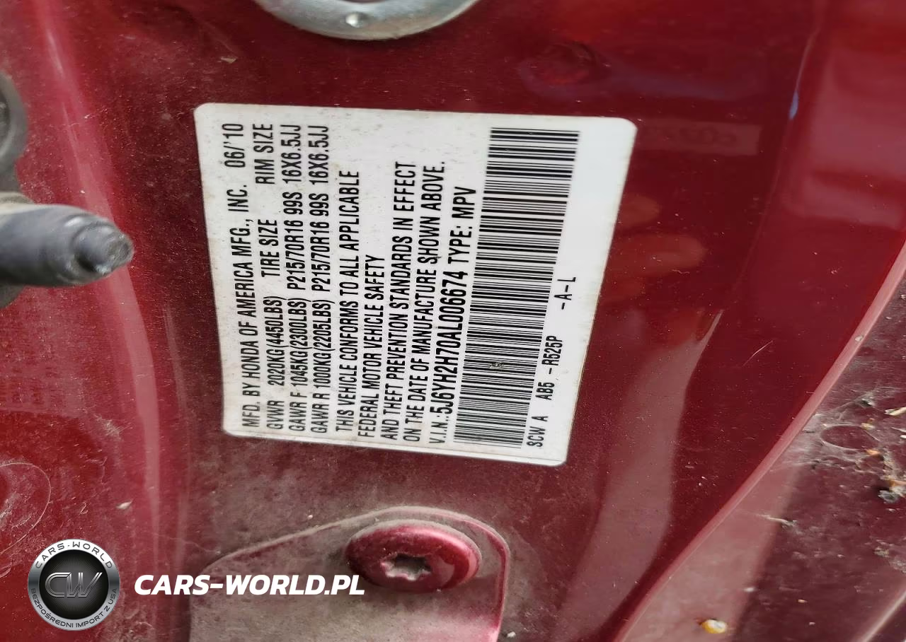 2010 Honda Element Ex VIN:5J6YH2H70AL006674 - 13