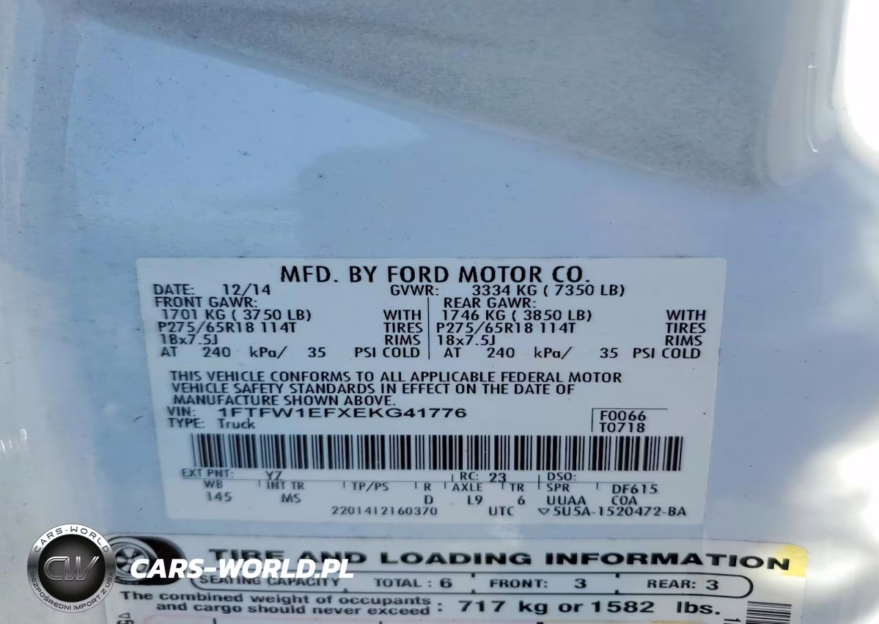 2014 Ford F150 Supercrew VIN:1FTFW1EFXEKG41776 - 12