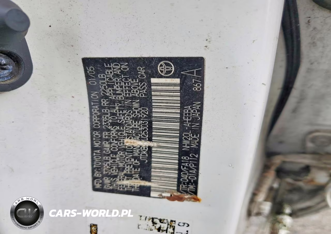 2005 Toyota Prius Base VIN:JTDKB22U253031920 - 13