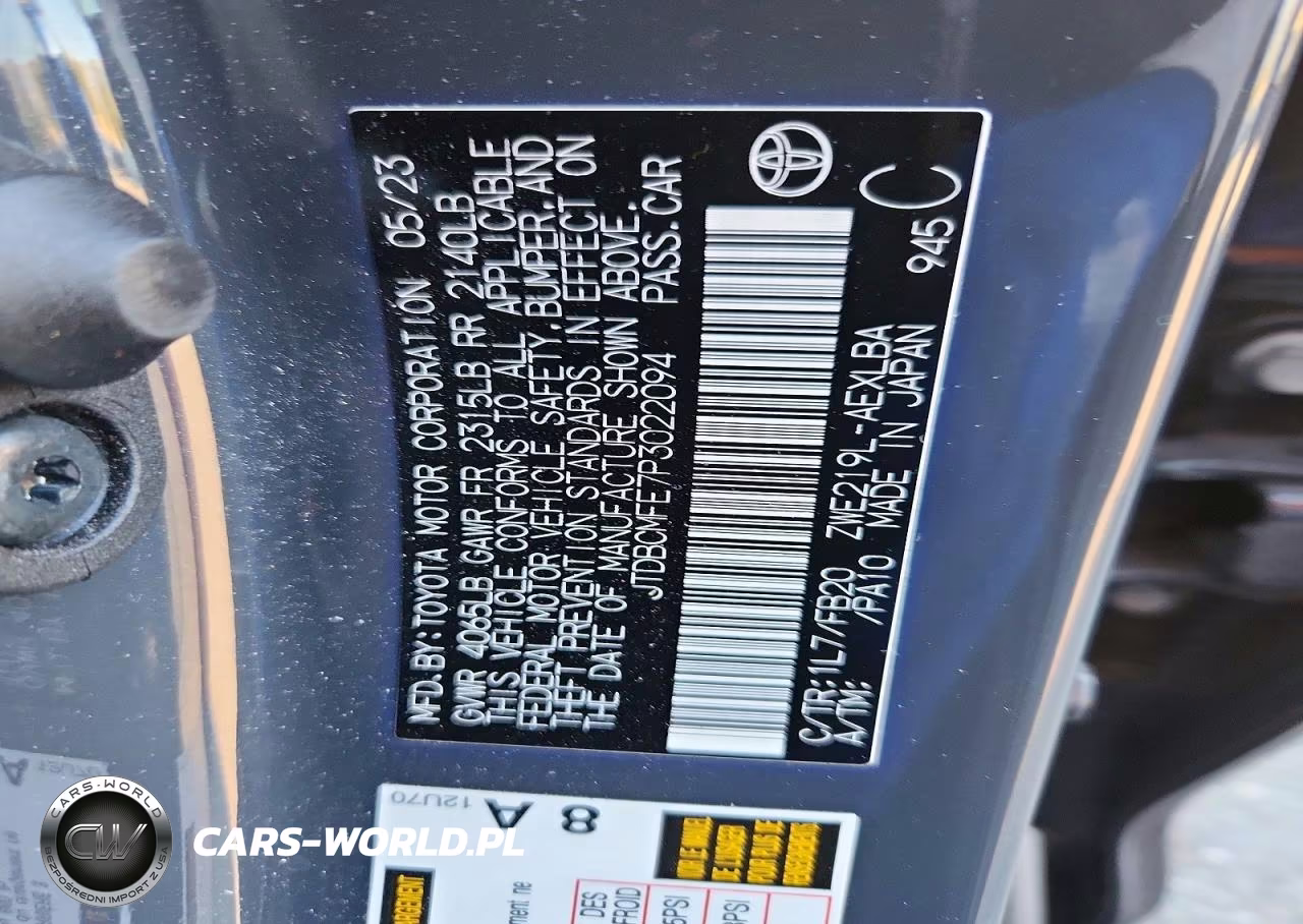 2023 Toyota Corolla Hybrid Le VIN:JTDBCMFE7P3022094 - 12