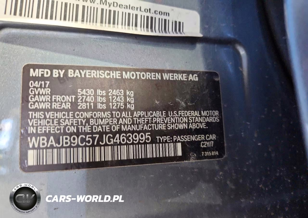 2018 BMW M550Xi VIN:WBAJB9C57JG463995 - 12