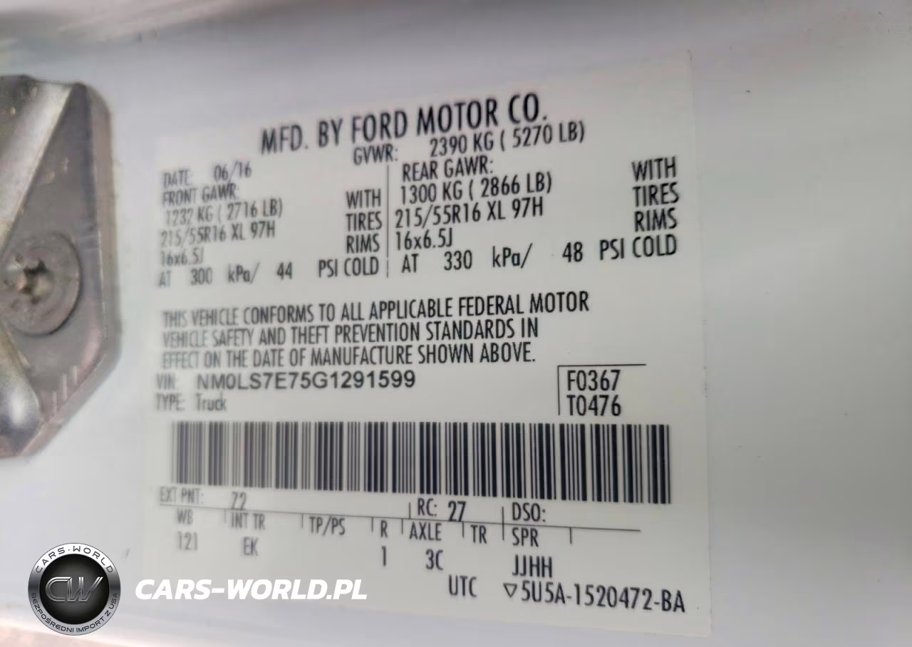 2016 Ford Transit Connect Xl VIN:NM0LS7E75G1291599 - 12