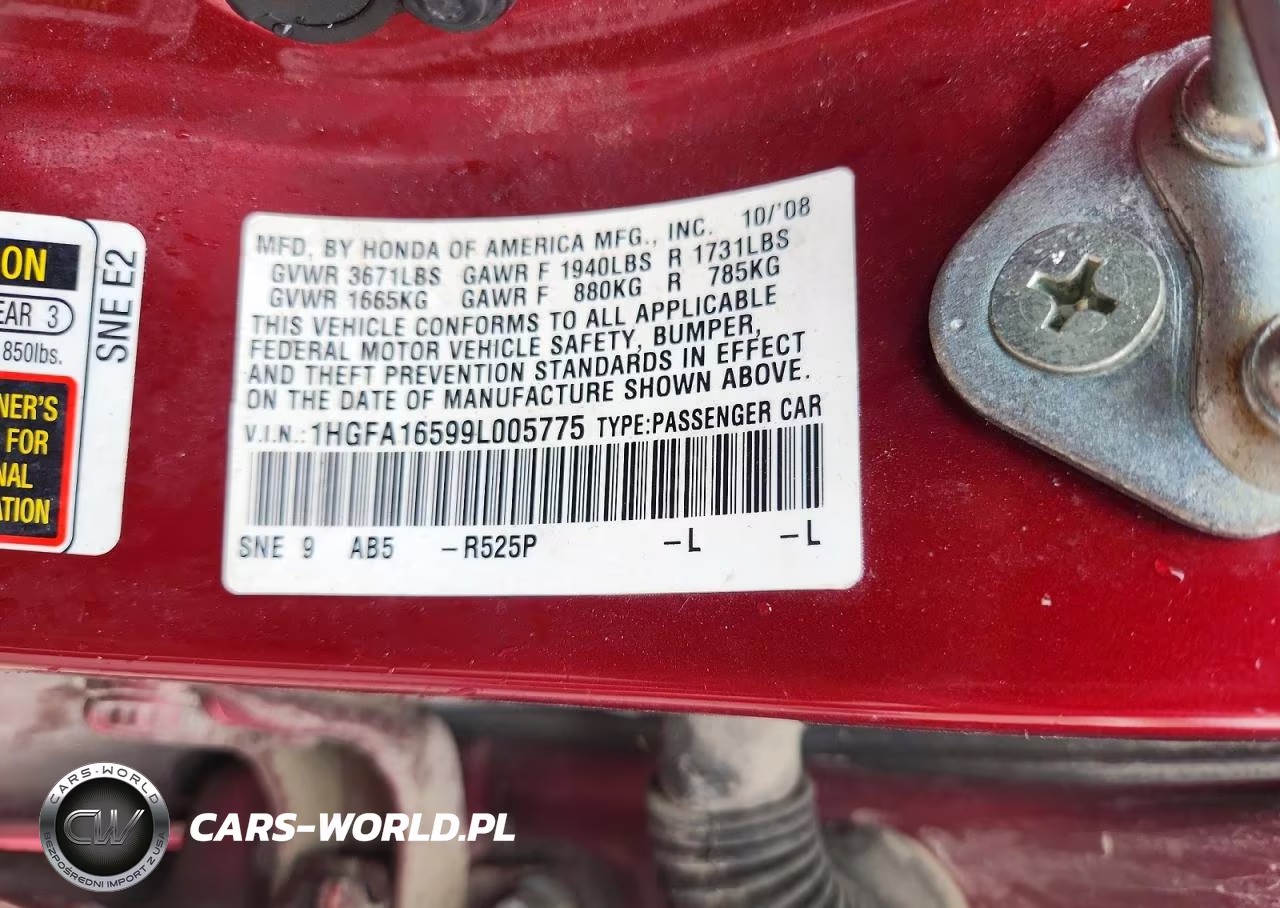 2009 Honda Civic Lx VIN:1HGFA16599L005775 - 13
