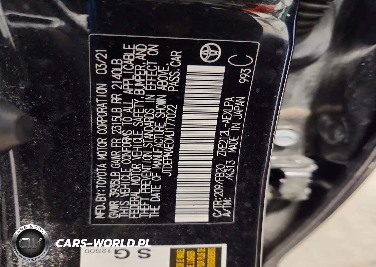 2021 Toyota Corolla Le VIN:JTDEPMAE0MJ177022 - 12