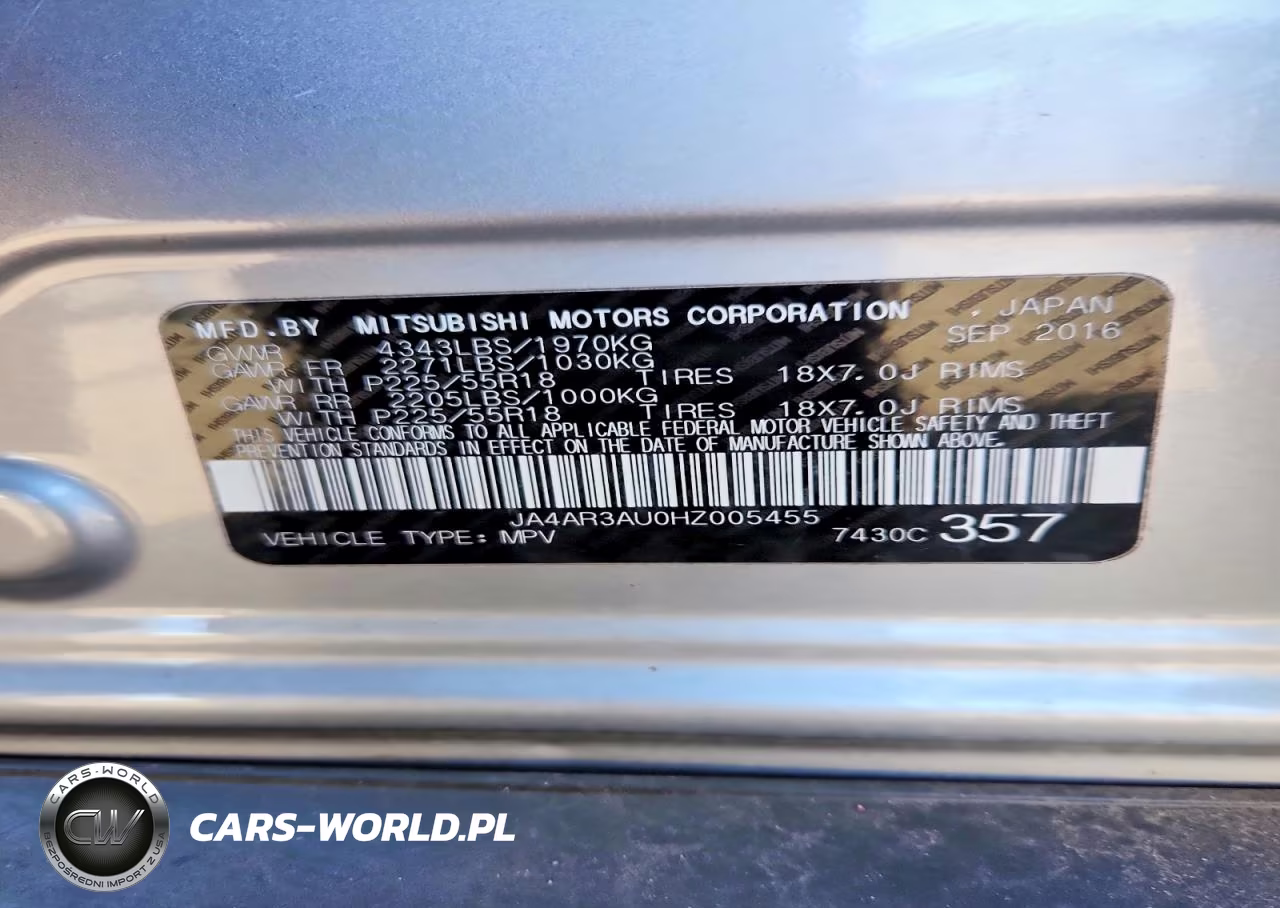 2017 Mitsubishi Outlander Sport Es VIN:JA4AR3AU0HZ005455 - 13