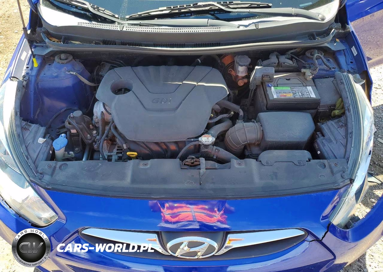 2013 Hyundai Accent Gls VIN:KMHCT4AE9DU556680 - 11