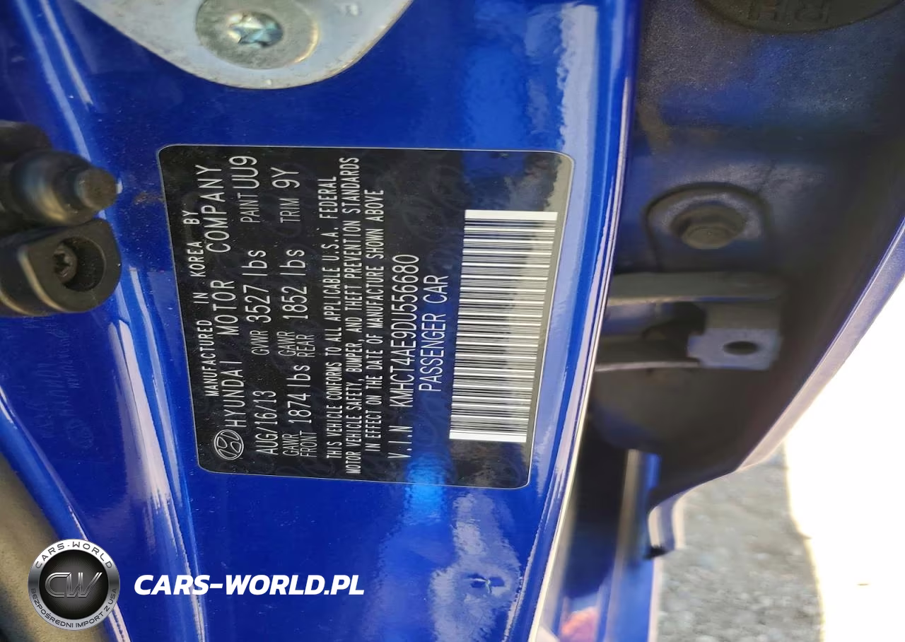 2013 Hyundai Accent Gls VIN:KMHCT4AE9DU556680 - 12