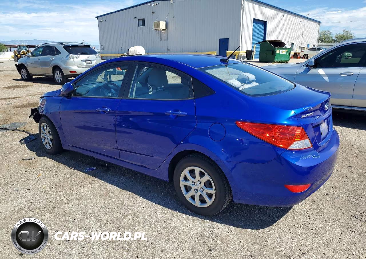 2013 Hyundai Accent Gls VIN:KMHCT4AE9DU556680 - 2