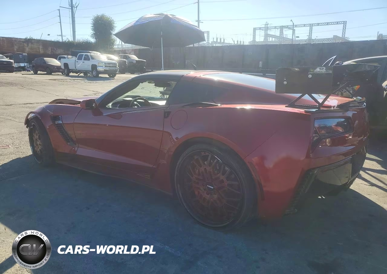 2015 Chevrolet Corvette Z06 3Lz VIN:1G1YU2D60F5605531 - 2