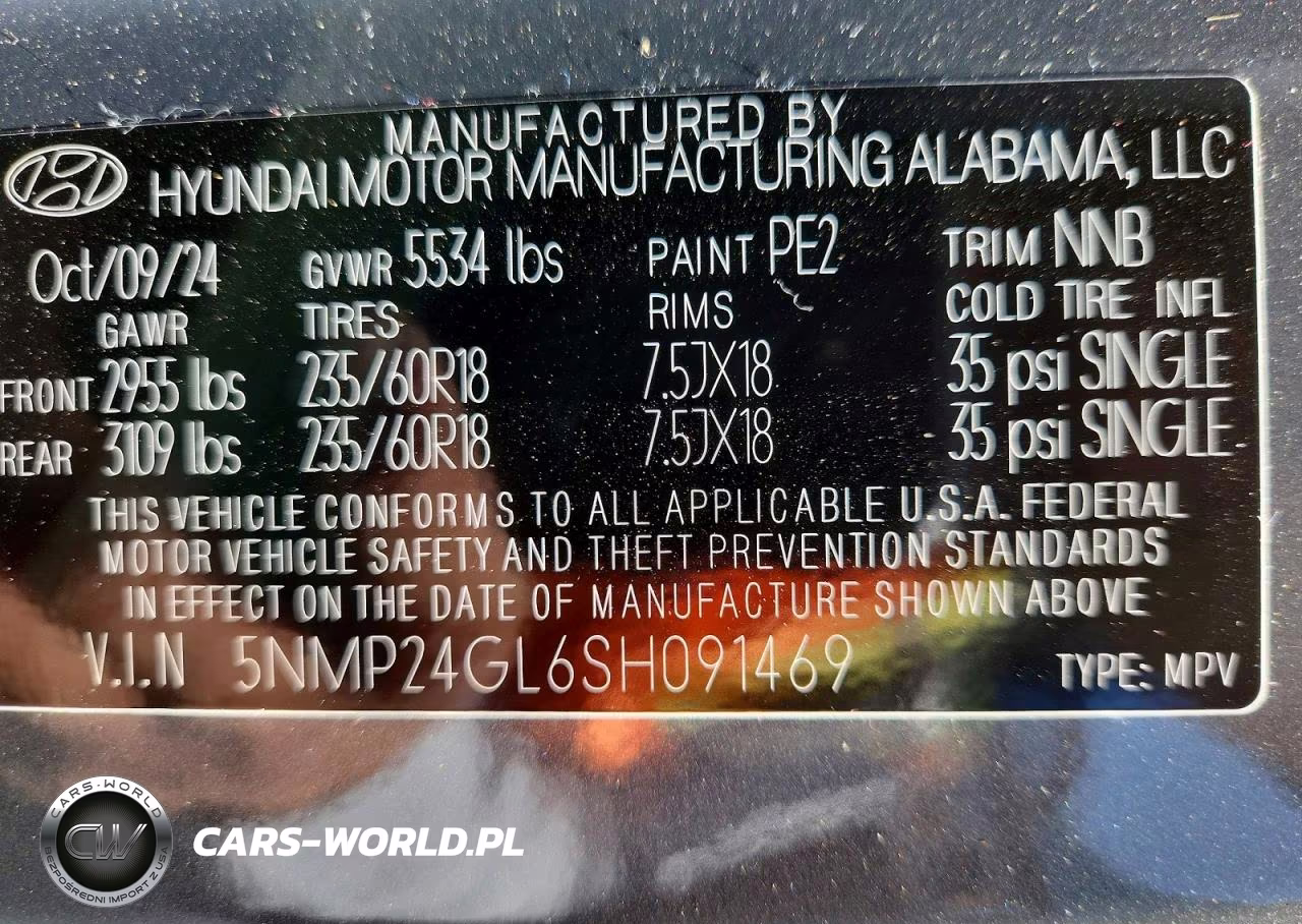 2025 Hyundai Santa Fe Sel VIN:5NMP24GL6SH091469 - 13