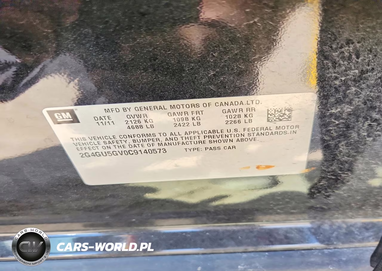 2012 Buick Regal Premium VIN:2G4GU5GV0C9140573 - 12