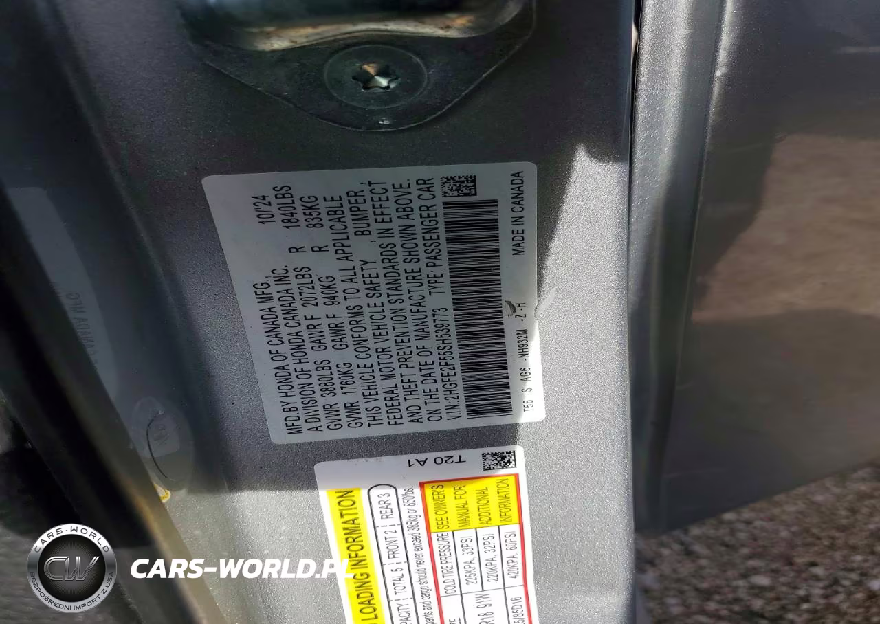 2025 Honda Civic Sport VIN:2HGFE2F55SH539773 - 13