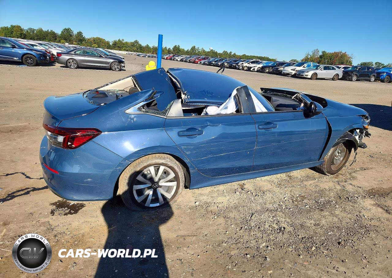 2026 Honda Civic Lx VIN:2HGFE2F20TH583056 - 3