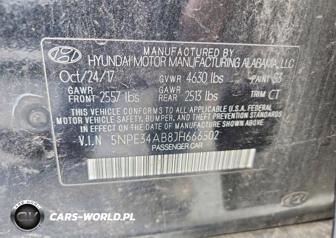 2018 Hyundai Sonata Limited 2.0T VIN:5NPE34AB8JH666502 - 12