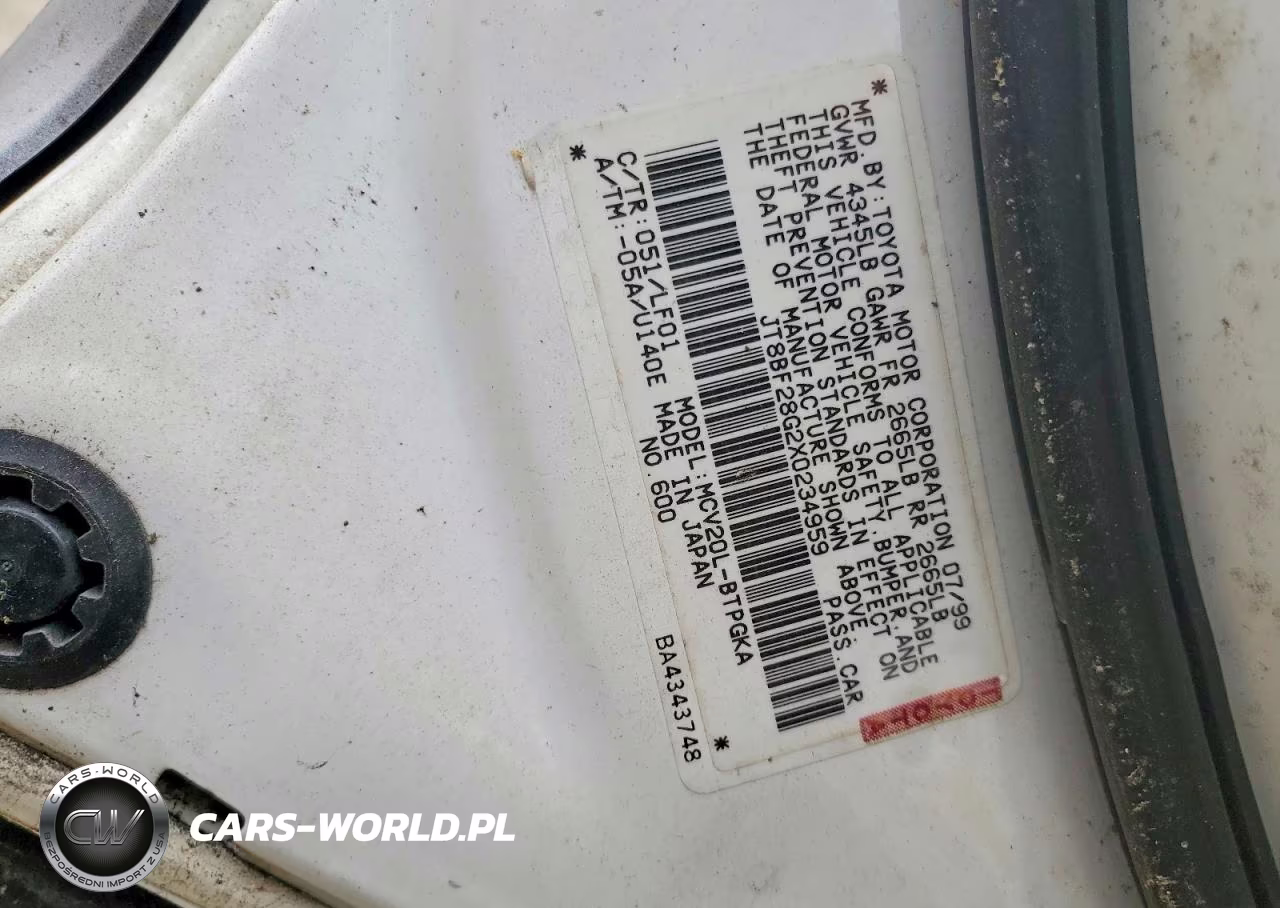 1999 Lexus Es 300 VIN:JT8BF28G2X0234959 - 12