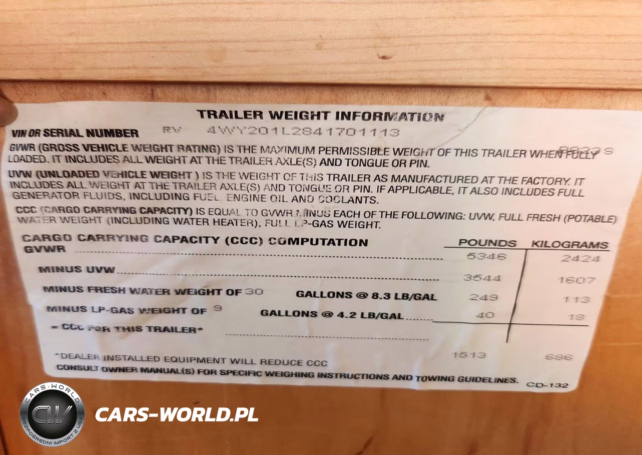 2004 R-Vision Trail Lite Camper VIN:4WY201L2841701113 - 10