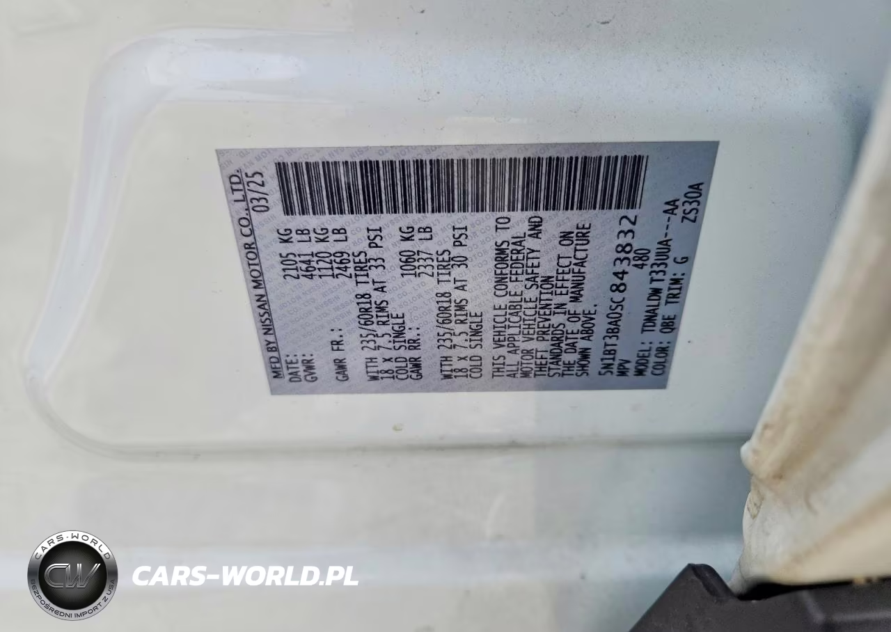 2025 Nissan Rogue Sv VIN:5N1BT3BA0SC843832 - 13