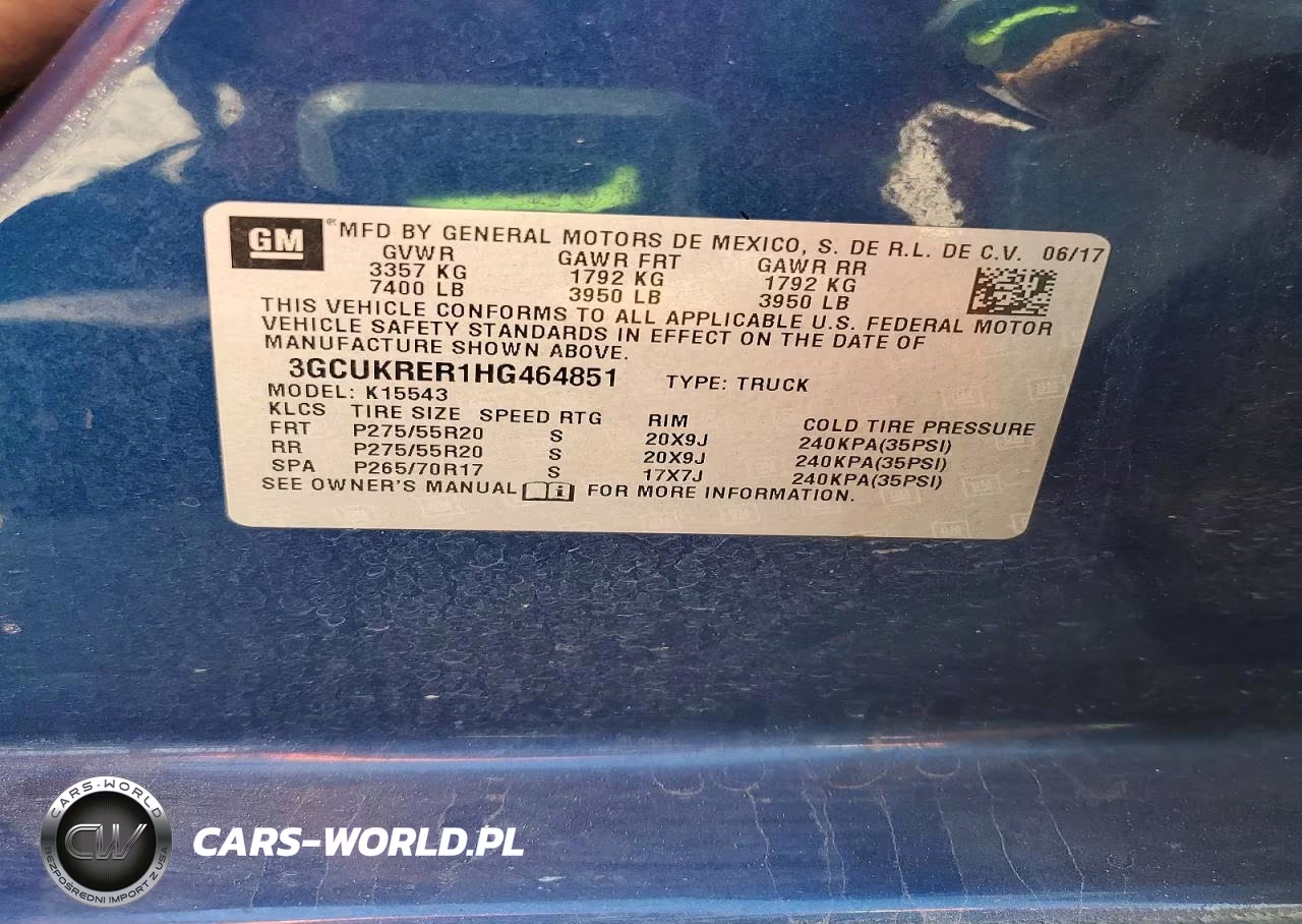 2017 Chevrolet Silverado K1500 Lt VIN:3GCUKRER1HG464851 - 12