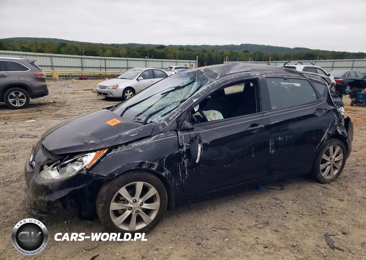 2013 Hyundai Accent Se VIN:KMHCU5AEXDU080765 - 1