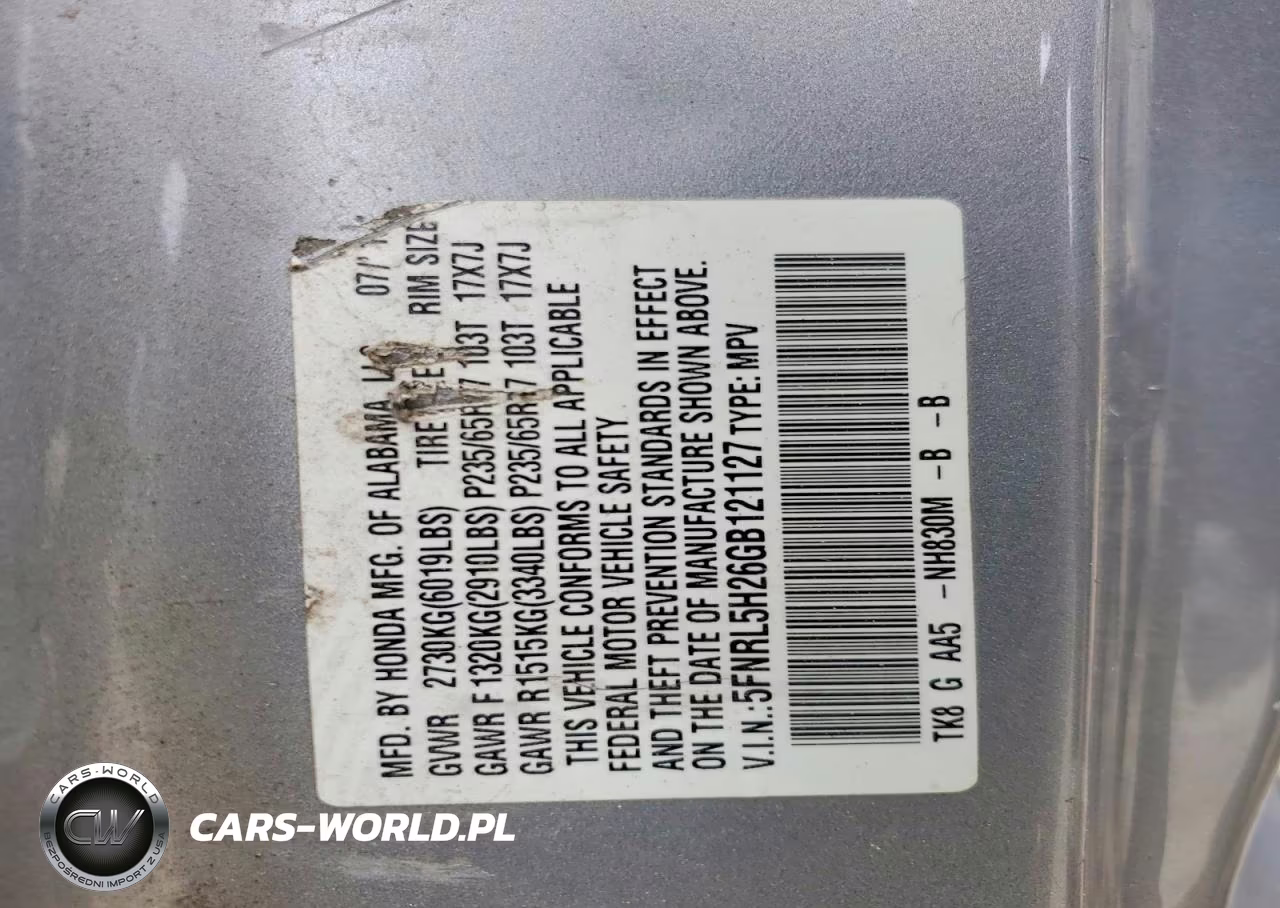 2016 Honda Odyssey Lx VIN:5FNRL5H26GB121127 - 13
