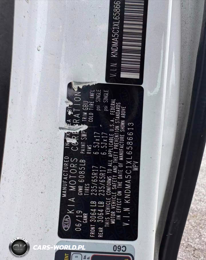 2020 Kia Sedona L VIN:KNDMA5C1XL6586613 - 10
