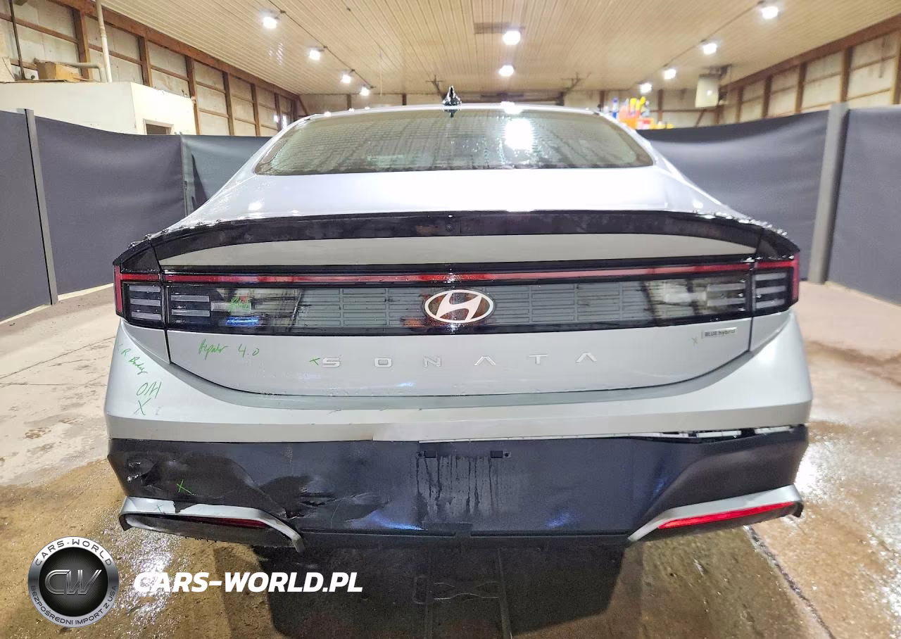 2026 Hyundai Sonata Hybrid Blue VIN:KMHL24JJ9TA171846 - 6