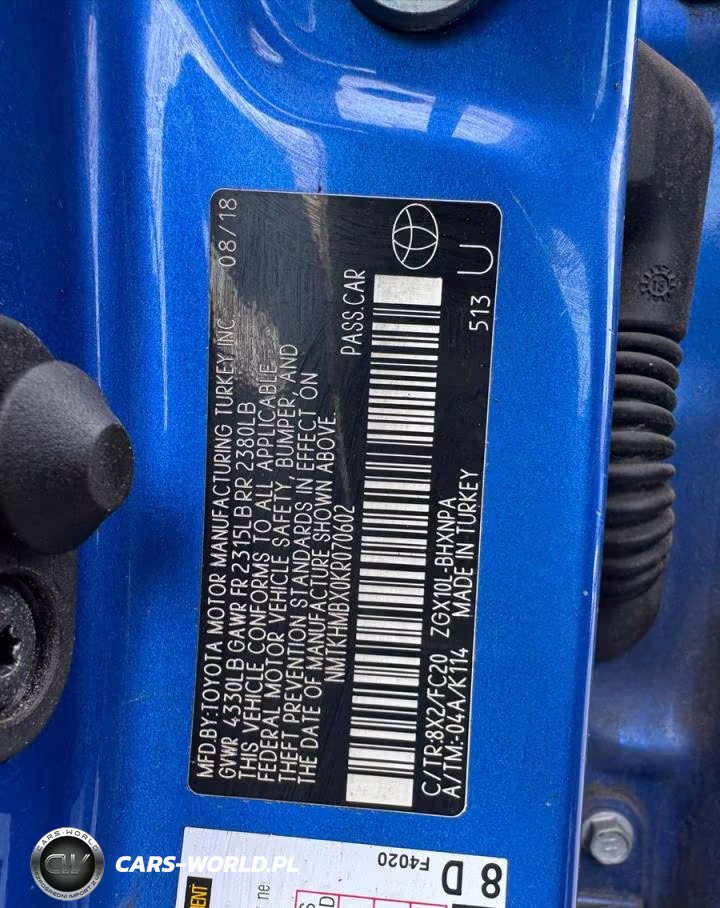 2019 Toyota C-Hr Le VIN:NMTKHMBX0KR070602 - 10