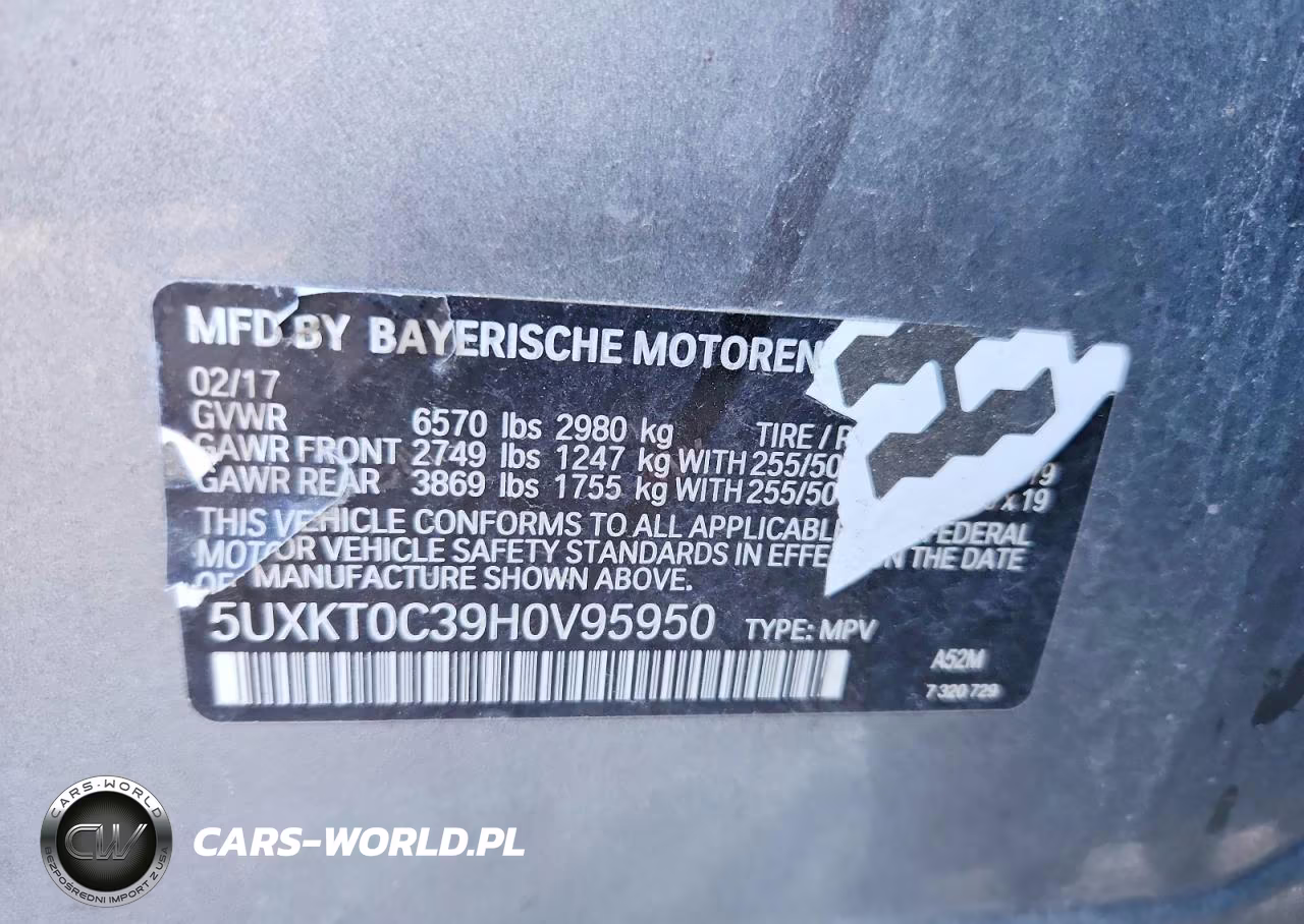 2017 BMW X5 Xdr40E VIN:5UXKT0C39H0V95950 - 13