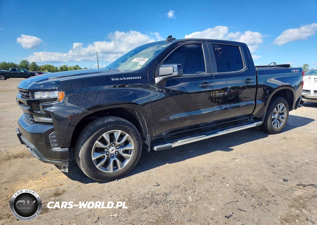 2021 Chevrolet Silverado K1500 Rst VIN:1GCUYEEL5MZ210539 - 1