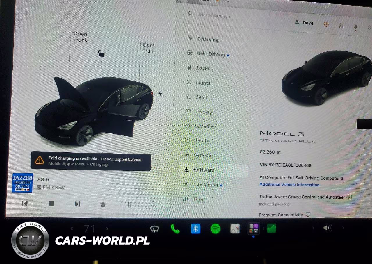 2020 Tesla Model 3 VIN:5YJ3E1EA0LF606409 - 9