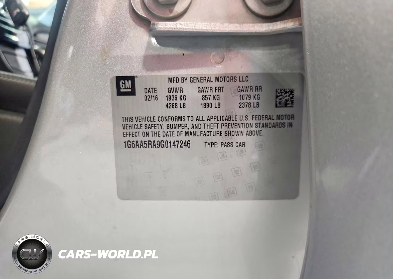 2016 Cadillac Ats Standard VIN:1G6AA5RA9G0147246 - 12