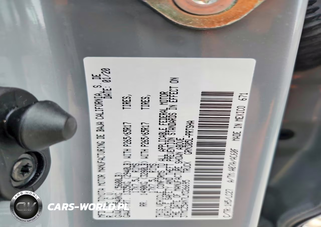 2020 Toyota Tacoma Trd Sport VIN:3TMCZ5AN7LM326695 - 12