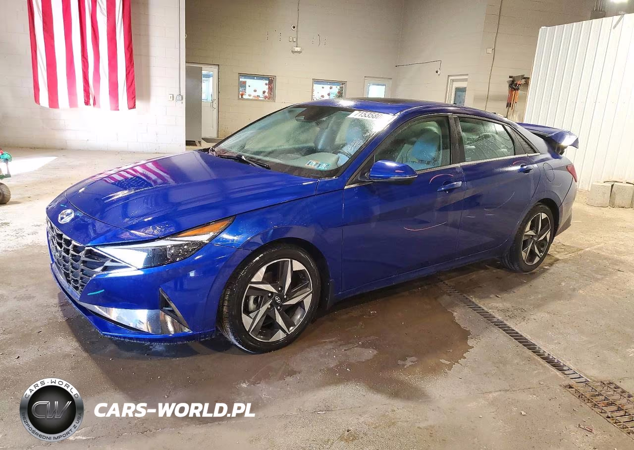 2022 Hyundai Elantra Limited VIN:5NPLP4AG8NH076393 - 1