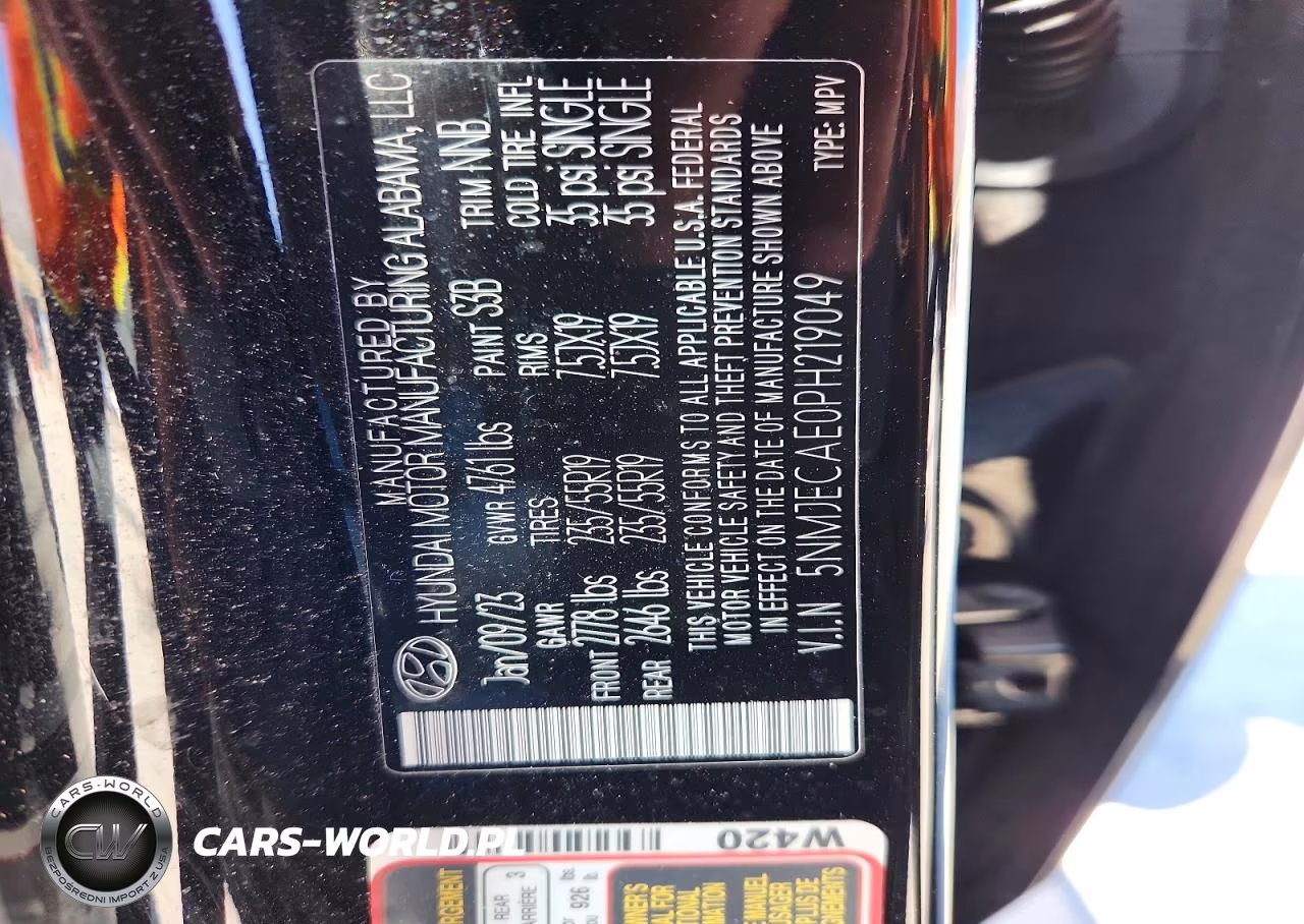 2023 Hyundai Tucson Limited VIN:5NMJECAE0PH219049 - 12