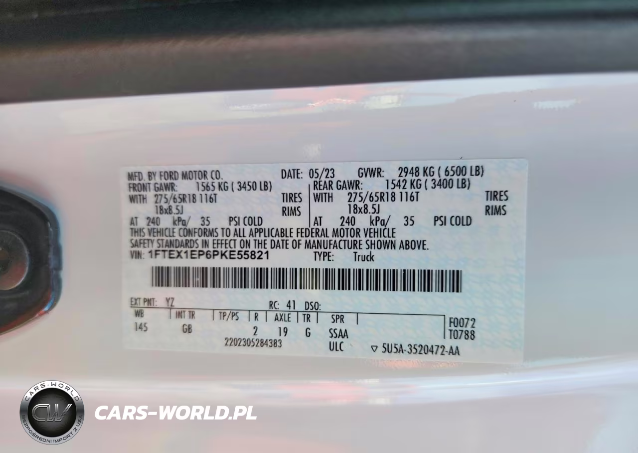 2023 Ford F150 Super Cab VIN:1FTEX1EP6PKE55821 - 12