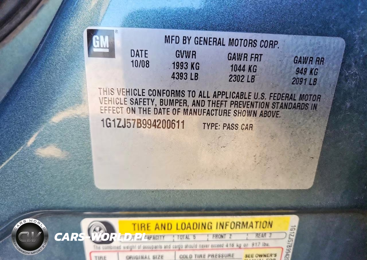 2009 Chevrolet Malibu 2Lt VIN:1G1ZJ57B994200611 - 12