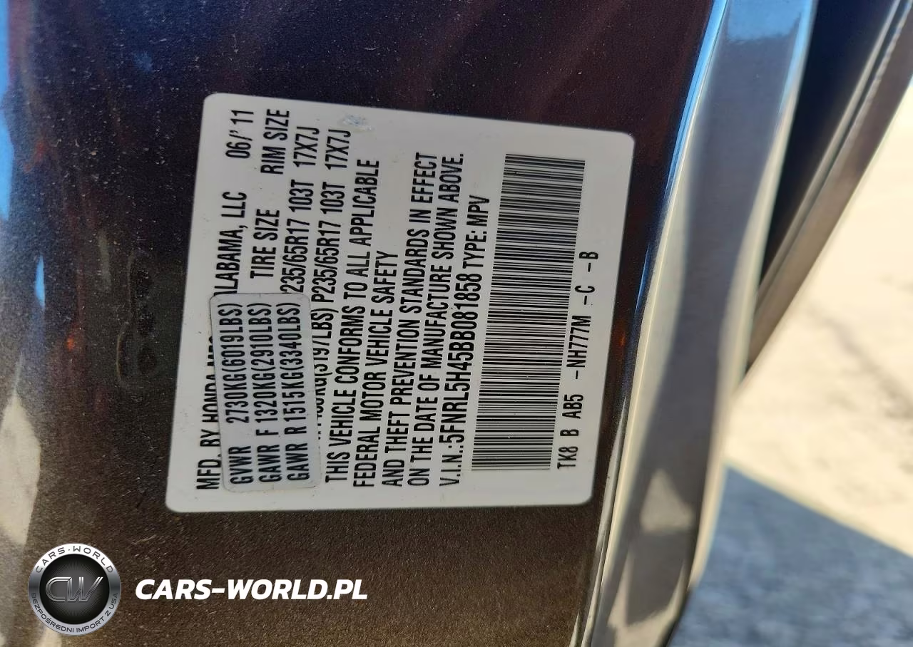 2011 Honda Odyssey Ex VIN:5FNRL5H45BB081858 - 13